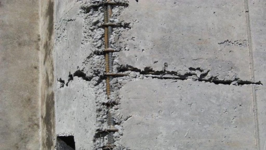 Improper consolidation or compaction of concrete